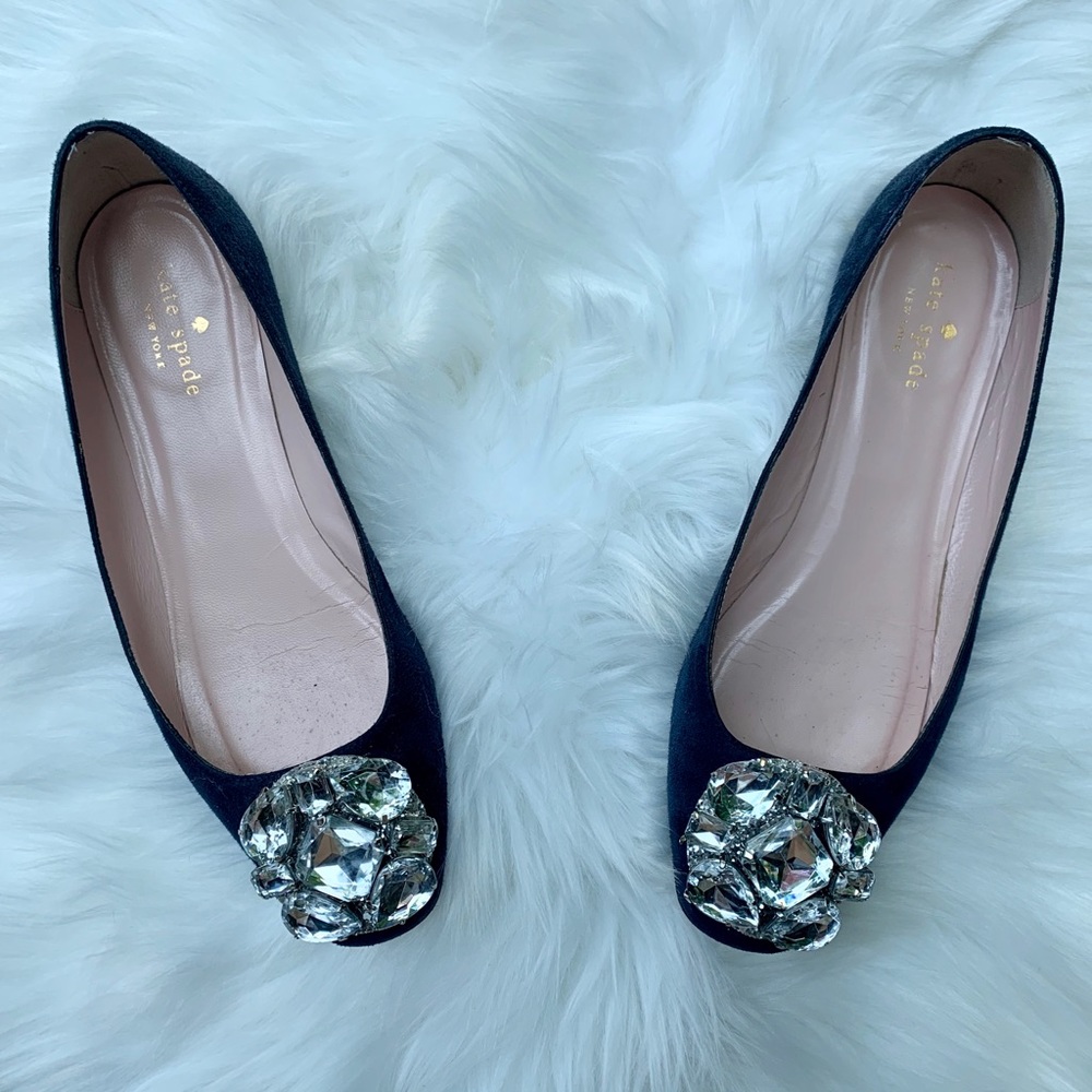 ✨KATE SPADE Rhinestone Flats✨